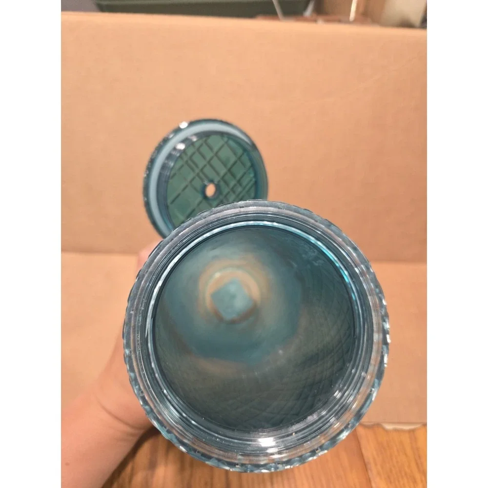 Starbucks Teal Studded Tumbler Cup 24 oz Venti Cold Cup With Lid No Straw